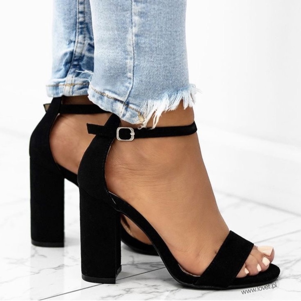 Black heels